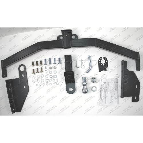 FA 0854-E Бизон Фаркоп на Nissan Pathfinder R52 2014-2021 без подрезки бампера. Тип шара: E (легкосъемный шар под квадрат). Нагрузки: 3200/120 кг. Не комплектуется электрикой