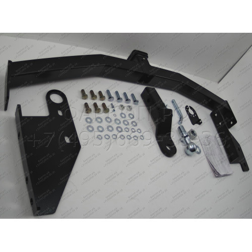 FA 0854-E Бизон Фаркоп на Nissan Pathfinder R52 2014-2021 без подрезки бампера. Тип шара: E (легкосъемный шар под квадрат). Нагрузки: 3200/120 кг. Не комплектуется электрикой
