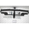 FA 1010-E(N) Бизон Фаркоп с хромированной накладкой на Toyota Highlander 1 XU20-40 2003-2010, Lexus RX 300,350,400 2003-2009 без подрезки бампера. Тип шара: E (легкосъемный шар под квадрат). Нагрузки: 3100/120 кг. Не комплектуется электрикой