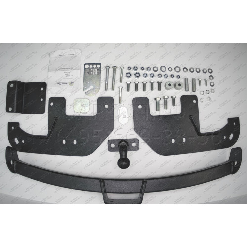G102-FC Лидер-плюс ТСУ для Great Wall Hover H5 2011-2016, Haval H5 2020-2021 без снятия и выреза бампера. Тип шара: FC. Нагрузки: 1200/50 кг, масса фаркопа 25,24 кг (без электрики в комплекте)