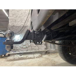 GAZ-XX-991122.00 PT GROUP Фаркоп на ГАЗ Соболь 27527/22177/221717 1998- без подрезки бампера. Тип шара: E (легкосъемный шар под квадрат). Нагрузки: 1500/75 кг, масса фар