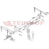 H-054 STEINHOF Фаркоп на Honda Accord седан 2008-2015. Требуется подрезка бампера. Тип шара: AV (вертикальное быстросъемное крепление шара на ключе). Нагрузки: 1800/75 кг, масса фаркопа 12,6 кг (без электрики в комплекте)