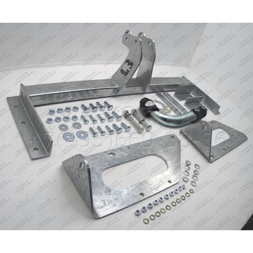H012A GALIA Полностью оцинкованный фаркоп на Honda Civic хетчбек 5 дверей 2000-2003. Тип шара: A. Невидимый вырез бампера. Нагрузки: 1200/50 кг, масса фаркопа 19 кг