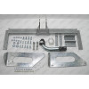 H012A GALIA Полностью оцинкованный фаркоп на Honda Civic хетчбек 5 дверей 2000-2003. Тип шара: A. Невидимый вырез бампера. Нагрузки: 1200/50 кг, масса фаркопа 19 кг