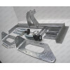 H012A GALIA Полностью оцинкованный фаркоп на Honda Civic хетчбек 5 дверей 2000-2003. Тип шара: A. Невидимый вырез бампера. Нагрузки: 1200/50 кг, масса фаркопа 19 кг