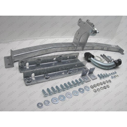 H062A GALIA Полностью оцинкованный фаркоп на Honda FR-V 2004-2009. Тип шара: A. Невидимый вырез бампера. Нагрузки: 1500/90 кг, масса фаркопа 15,82 кг