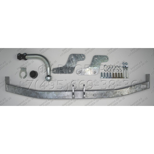 H080A GALIA Полностью оцинкованный фаркоп на Hyundai i20 2008-2014. Тип шара: A. Невидимый вырез бампера. Нагрузки: 1100/50 кг, масса фаркопа 14,12 кг