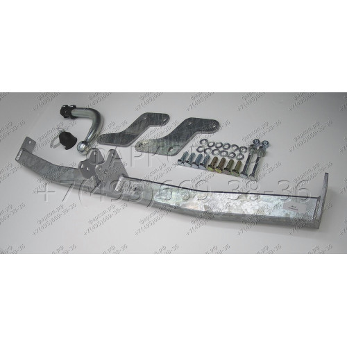 H080A GALIA Полностью оцинкованный фаркоп на Hyundai i20 2008-2014. Тип шара: A. Невидимый вырез бампера. Нагрузки: 1100/50 кг, масса фаркопа 14,12 кг