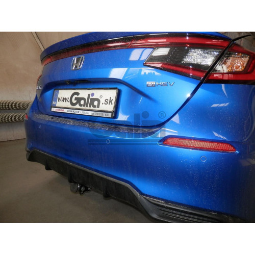 H111A GALIA Полностью оцинкованный фаркоп на Honda Civic хетчбек 5 дверей 2022-. Тип шара: A. Невидимый вырез бампера. Нагрузки: 1000/75 кг, масса фаркопа 15,72 кг