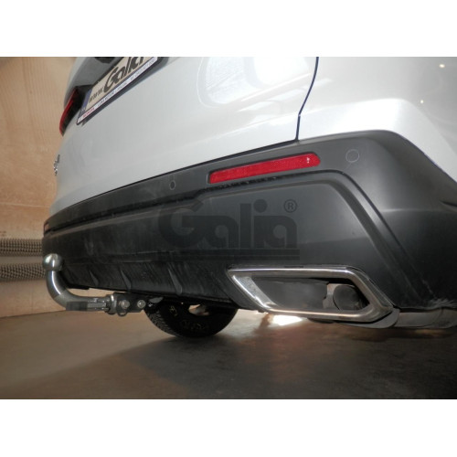 H118V GALIA Полностью оцинкованный фаркоп на Honda CR-V 2022-. Подрозетник убирается за бампер. Тип шара: AV (вертикальное быстросъемное крепление шара на ключе). Невидимый вырез бампера. Нагрузки: 1500/100 кг, масса фаркопа 16,27 кг