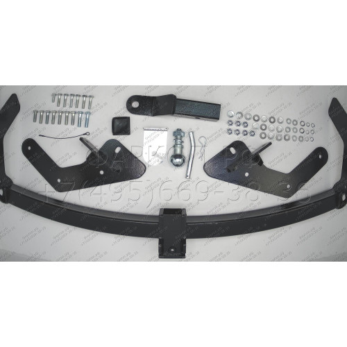 H205-E Лидер-плюс ТСУ для Hyundai Santa Fe 2001-2006, Hyundai Santa Fe Classic 2007-2013 без снятия и выреза бампера. Тип шара: E. Нагрузки: 1500/100 кг, масса фаркопа 22,8 кг (без электрики в комплекте)