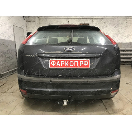 F101-A Лидер-плюс ТСУ для Ford Focus 2 хетчбек 2004-2011, Ford Focus 3 хетбчек 2011-2018 без выреза бампера. Нагрузки: 1100/75 кг, масса фаркопа 13,46 кг (без электрики в комплекте)