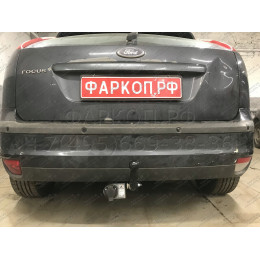 F101-A Лидер-плюс ТСУ для Ford Focus 2 хетчбек 2004-2011, Ford Focus 3 хетбчек 2011-2018 без выреза бампера. Нагрузки: 1100/75 кг, масса фаркопа 13,46 кг (без электрики в к