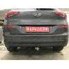 H103C GALIA Полностью оцинкованный фаркоп на Hyundai Tucson рестайл 2018-2021. Тип шара: C (горизонтальный съемный). Установка без выреза бампера. Нагрузки: 2200/100 кг, масса фаркопа 16,77 кг