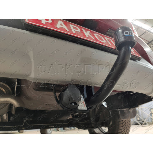 1433-AN ORIS Фаркоп на Renault Sandero Stepway 2014-2022, Renault Logan Stepway 2019-2022. Необходима подрезка бампера. Тип шара: A. Нагрузки: 1100/75 кг, масса фаркопа 15,8 кг (без электрики в комплекте)