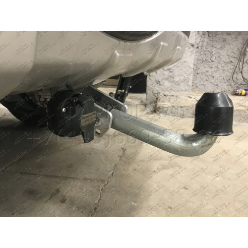 M082A GALIA Полностью оцинкованный фаркоп на Mitsubishi Pajero IV 2007-2020 (без подрезки бампера), Mitsubishi Pajero III 2000-2007 3/5 дверей V7 (невидимый вырез бампера). Тип шара: A. Нагрузки: 3500/135 кг, масса фаркопа 21,42 кг