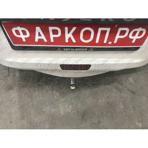 M082A GALIA Полностью оцинкованный фаркоп на Mitsubishi Pajero IV 2007-2020 (без подрезки бампера), Mitsubishi Pajero III 2000-2007 3/5 дверей V7 (невидимый вырез бампера). Тип шара: A. Нагрузки: 3500/135 кг, масса фаркопа 21,42 кг