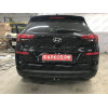 H103C GALIA Полностью оцинкованный фаркоп на Hyundai Tucson рестайл 2018-2021. Тип шара: C (горизонтальный съемный). Установка без выреза бампера. Нагрузки: 2200/100 кг, масса фаркопа 16,77 кг
