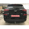 H103C GALIA Полностью оцинкованный фаркоп на Hyundai Tucson рестайл 2018-2021. Тип шара: C (горизонтальный съемный). Установка без выреза бампера. Нагрузки: 2200/100 кг, масса фаркопа 16,77 кг