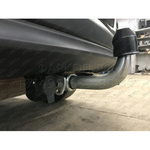 H103C GALIA Полностью оцинкованный фаркоп на Hyundai Tucson рестайл 2018-2021. Тип шара: C (горизонтальный съемный). Установка без выреза бампера. Нагрузки: 2200/100 кг, масса фаркопа 16,77 кг