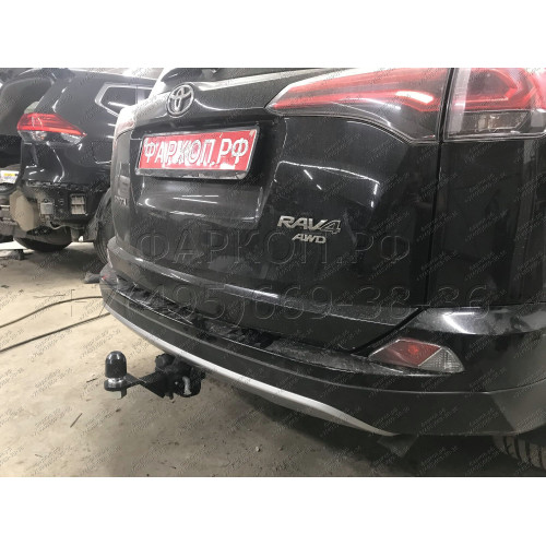 FA 0160-E Бизон Фаркоп на Toyota RAV4 2012-2019. Дорестайлинг без подрезки бампера, рестайлинг с подрезкой бампера. Тип шара: E (легкосъемный шар под квадрат). Нагрузки: 2500/160 кг. Не комплектуется электрикой