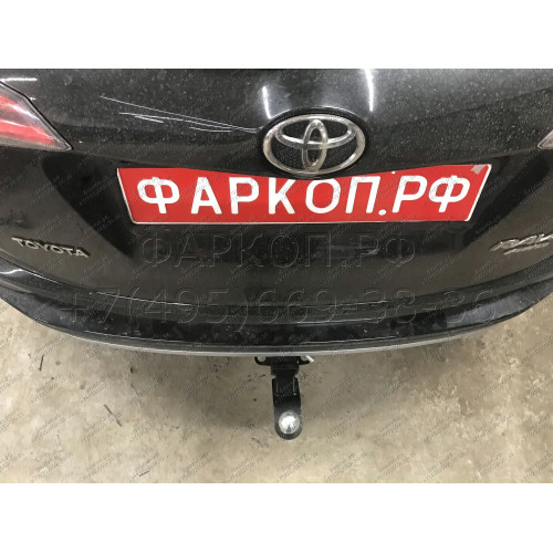 FA 0160-E Бизон Фаркоп на Toyota RAV4 2012-2019. Дорестайлинг без подрезки бампера, рестайлинг с подрезкой бампера. Тип шара: E (легкосъемный шар под квадрат). Нагрузки: 2500/160 кг. Не комплектуется электрикой