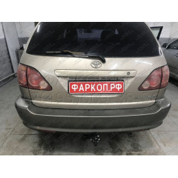 3042-A ORIS Фаркоп на Lexus RX300 1997-2003 без выреза в бампере. Тип шара: A. Нагрузки: 1500/75 кг, масса фаркопа 17 кг (без электрики в комплекте)