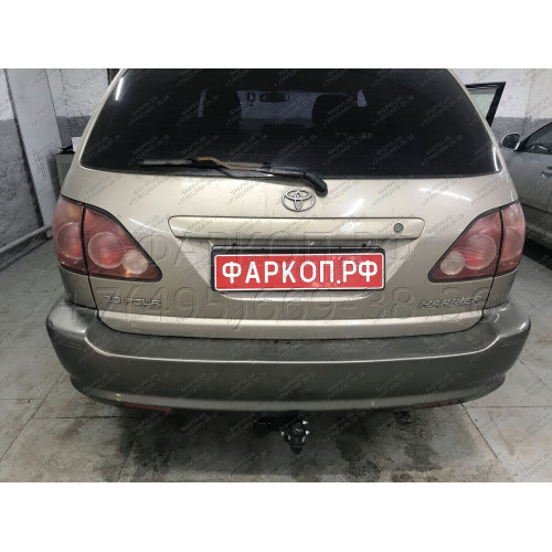 3042-A ORIS Фаркоп на Lexus RX300 1997-2003 без выреза в бампере. Тип шара: A. Нагрузки: 1500/75 кг, масса фаркопа 17 кг (без электрики в комплекте)