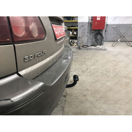 3042-A ORIS Фаркоп на Lexus RX300 1997-2003 без выреза в бампере. Тип шара: A. Нагрузки: 1500/75 кг, масса фаркопа 17 кг (без электрики в комплекте)