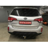 90908-A MOTODOR Фаркоп с оцинкованным шаром на Hyundai Santa Fe 2012-2018, Hyundai Grand Santa Fe 2014-2018, Kia Sorento 2012-2020, кроме Prime. Необходима подрезка бампера. Тип шара: A. Нагрузки: 1500/75 кг, масса фаркопа 16,5 кг (без электрики в комплек