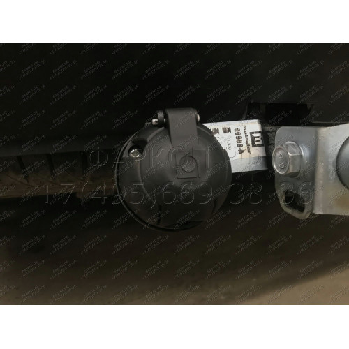 90908-A MOTODOR Фаркоп с оцинкованным шаром на Hyundai Santa Fe 2012-2018, Hyundai Grand Santa Fe 2014-2018, Kia Sorento 2012-2020, кроме Prime. Необходима подрезка бампера. Тип шара: A. Нагрузки: 1500/75 кг, масса фаркопа 16,5 кг (без электрики в комплек