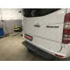 MB 04 AVTOS Фаркоп на Mercedes Sprinter фургон со ступенькой 2006-, Volkswagen Crafter фургон со ступенькой 2006-2017 без подрезки бампера. Тип шара: F. Нагрузки: 2500/100 кг, масса фаркопа 26 кг (без электрики в комплекте)