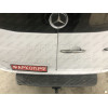 MB 04 AVTOS Фаркоп на Mercedes Sprinter фургон со ступенькой 2006-, Volkswagen Crafter фургон со ступенькой 2006-2017 без подрезки бампера. Тип шара: F. Нагрузки: 2500/100 кг, масса фаркопа 26 кг (без электрики в комплекте)
