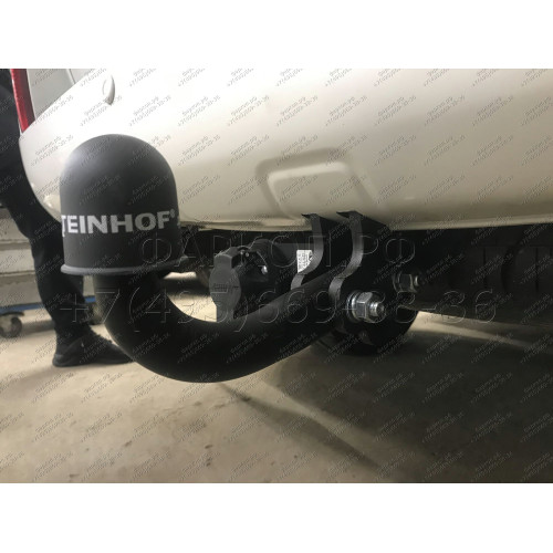 T-170 STEINHOF Фаркоп на Toyota Land Cruiser 200 2008-2021, Lexus LX 2008-2021. Требуется подрезка бампера. Тип шара: A. Нагрузки: 3500/140 кг, масса фаркопа 9,9 кг (без электрики в комплекте)