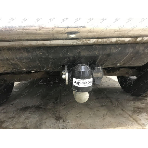 M082A GALIA Полностью оцинкованный фаркоп на Mitsubishi Pajero IV 2007-2020 (без подрезки бампера), Mitsubishi Pajero III 2000-2007 3/5 дверей V7 (невидимый вырез бампера). Тип шара: A. Нагрузки: 3500/135 кг, масса фаркопа 21,42 кг