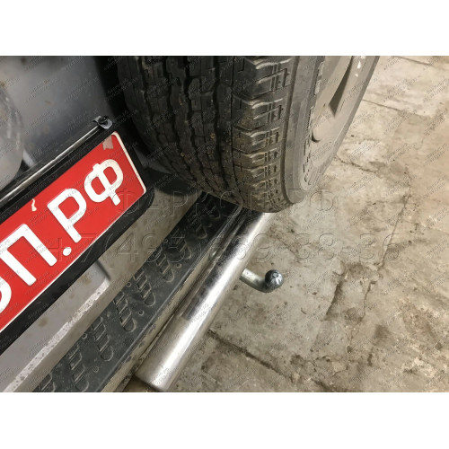 M082A GALIA Полностью оцинкованный фаркоп на Mitsubishi Pajero IV 2007-2020 (без подрезки бампера), Mitsubishi Pajero III 2000-2007 3/5 дверей V7 (невидимый вырез бампера). Тип шара: A. Нагрузки: 3500/135 кг, масса фаркопа 21,42 кг