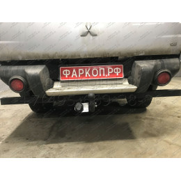 MI 18 AVTOS Фаркоп на Mitsubishi L200 2006-2015 без подрезки бампера. Тип шара: A. Нагрузки: 2500/120 кг, масса фаркопа 34 кг (без электрики в комплекте)