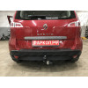 R117-A Лидер-плюс ТСУ для Renault Scenic 3 2009-2016 без выреза бампера. Нагрузки: 1200/50 кг, масса фаркопа 14,46 кг (без электрики в комплекте)