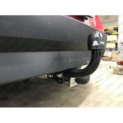 R117-A Лидер-плюс ТСУ для Renault Scenic 3 2009-2016 без выреза бампера. Нагрузки: 1200/50 кг, масса фаркопа 14,46 кг (без электрики в комплекте)