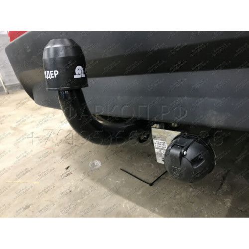 R117-A Лидер-плюс ТСУ для Renault Scenic 3 2009-2016 без выреза бампера. Нагрузки: 1200/50 кг, масса фаркопа 14,46 кг (без электрики в комплекте)
