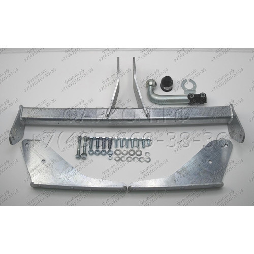 J007A GALIA Полностью оцинкованный фаркоп на Jeep Cherokee KJ 2001-2008. Особенности: круглые фары, запаска на задней двери. Тип шара: A. Установка без снятия и выреза бампера. Нагрузки: 3500/100 кг, масса фаркопа 22,01 кг