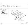 J008C GALIA Полностью оцинкованный фаркоп на Jeep Wrangler JK 2007-2018, JL 2018-. Подрозетник убирается за бампер. Тип шара: C (горизонтальный съемный). Установка без снятия и выреза бампера. Нагрузки: 3500/170 кг, масса фаркопа 9,87 кг