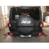 J008C GALIA Полностью оцинкованный фаркоп на Jeep Wrangler JK 2007-2018, JL 2018-. Подрозетник убирается за бампер. Тип шара: C (горизонтальный съемный). Установка без снятия и выреза бампера. Нагрузки: 3500/170 кг, масса фаркопа 9,87 кг