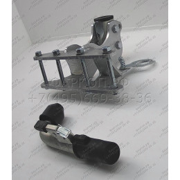 J008C GALIA Полностью оцинкованный фаркоп на Jeep Wrangler JK 2007-2018, JL 2018-. Подрозетник убирается за бампер. Тип шара: C (горизонтальный съемный). Установк