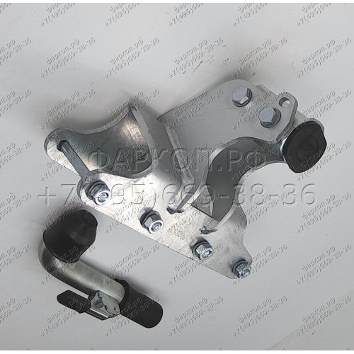 J008C GALIA Полностью оцинкованный фаркоп на Jeep Wrangler JK 2007-2018, JL 2018-. Подрозетник убирается за бампер. Тип шара: C (горизонтальный съемный). Установка без снятия и выреза бампера. Нагрузки: 3500/170 кг, масса фаркопа 9,87 кг