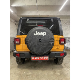 J008C GALIA Полностью оцинкованный фаркоп на Jeep Wrangler JK 2007-2018, JL 2018-. Подрозетник убирается за бампер. Тип шара: C (горизонтальный съемный). Установк