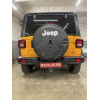 J008C GALIA Полностью оцинкованный фаркоп на Jeep Wrangler JK 2007-2018, JL 2018-. Подрозетник убирается за бампер. Тип шара: C (горизонтальный съемный). Установка без снятия и выреза бампера. Нагрузки: 3500/170 кг, масса фаркопа 9,87 кг