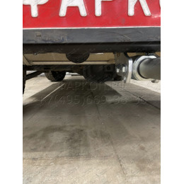 J008C GALIA Полностью оцинкованный фаркоп на Jeep Wrangler JK 2007-2018, JL 2018-. Подрозетник убирается за бампер. Тип шара: C (горизонтальный съемный). Установк