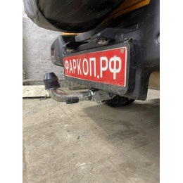 J008C GALIA Полностью оцинкованный фаркоп на Jeep Wrangler JK 2007-2018, JL 2018-. Подрозетник убирается за бампер. Тип шара: C (горизонтальный съемный). Установк
