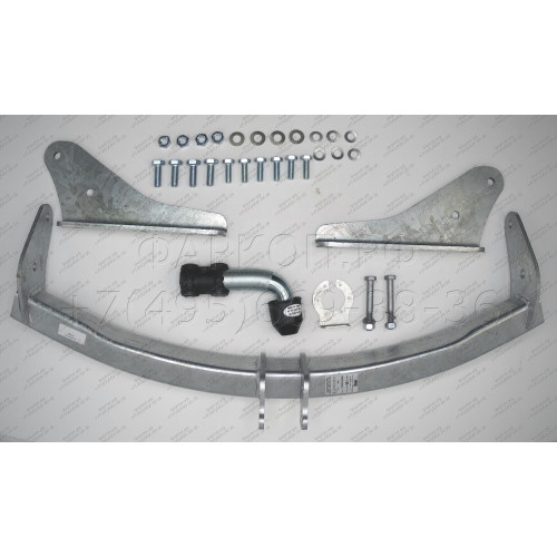 J009A GALIA Полностью оцинкованный фаркоп на Jeep Cherokee 2007-2013, Dodge Nitro 2007-2012. Тип шара: A. Установка без снятия и выреза бампера. Нагрузки: 3500/150 кг, масса фаркопа 19,22 кг